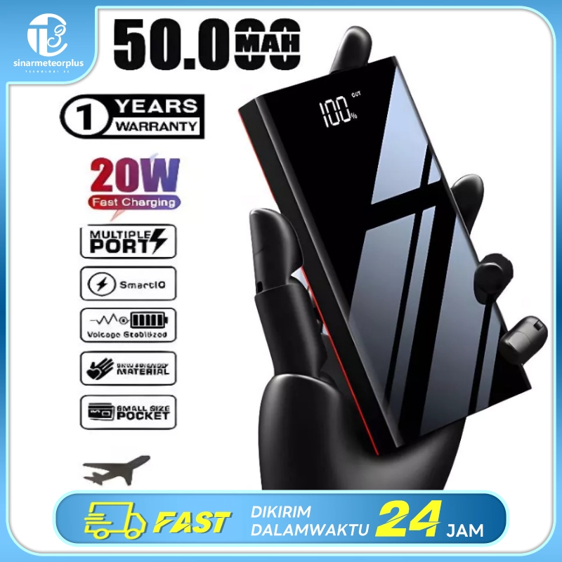 Jual Powerbank 50000 mah High Quality 100% Super Slim Power Bank