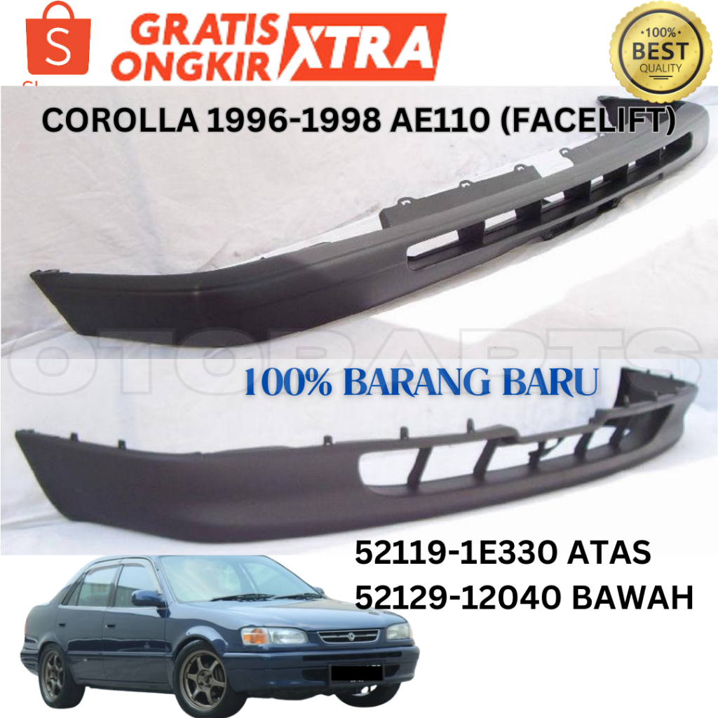 Jual BUMPER BEMPER DEPAN GREAT COROLLA AE110 1996 1997 1998 BARU OEM ...