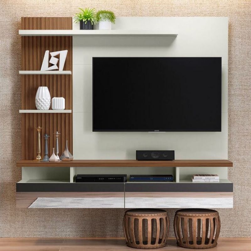 Jual RAK TV | BACKDROP TV | LEMARI TV | RAK TV GANTUNG | Shopee Indonesia