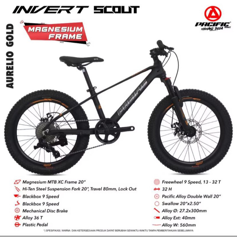 Jual Sepeda Pacific 20 Inch MTB INVERT SCOUT | Shopee Indonesia