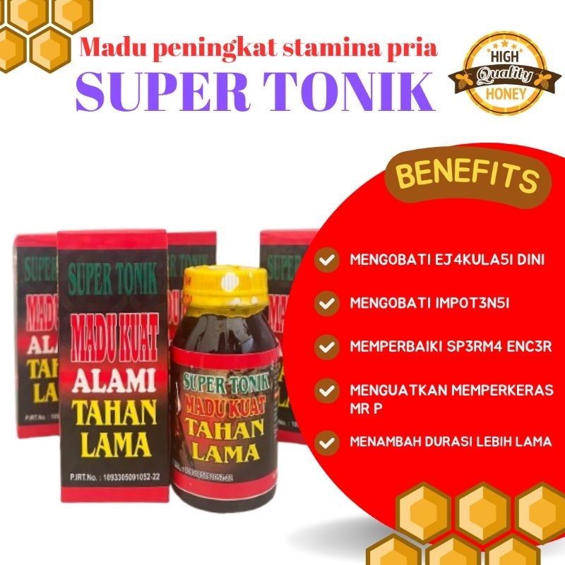 Jual MADU SUPER TONIK ASLI HERBAL TAHAN LAMA COD ORIGINAL | Shopee