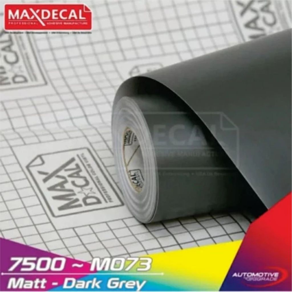 Jual Sticker MAXDECAL Dark Gray 45 cm x 10 cm | Shopee Indonesia