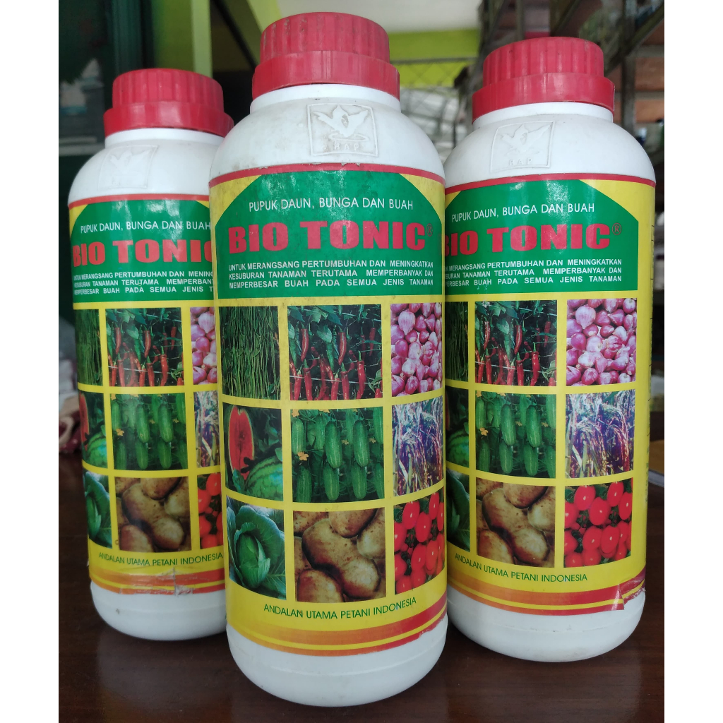 Jual BIO TONIC PUPUK DAUN DAN TANAMAN 1 LITER | Shopee Indonesia