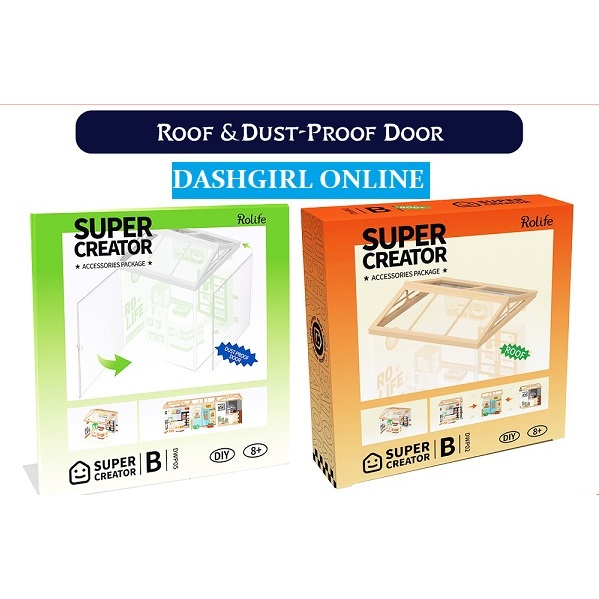 Jual READY STOCK Rolife Super creator Roof and Dust-proof Door / Atap ...