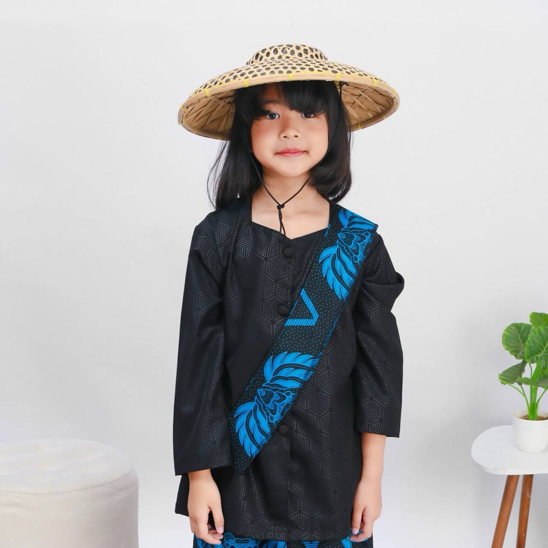 Jual LUFFYSTORE - Baju adat sunda baduy fullset topi rotan | Shopee ...
