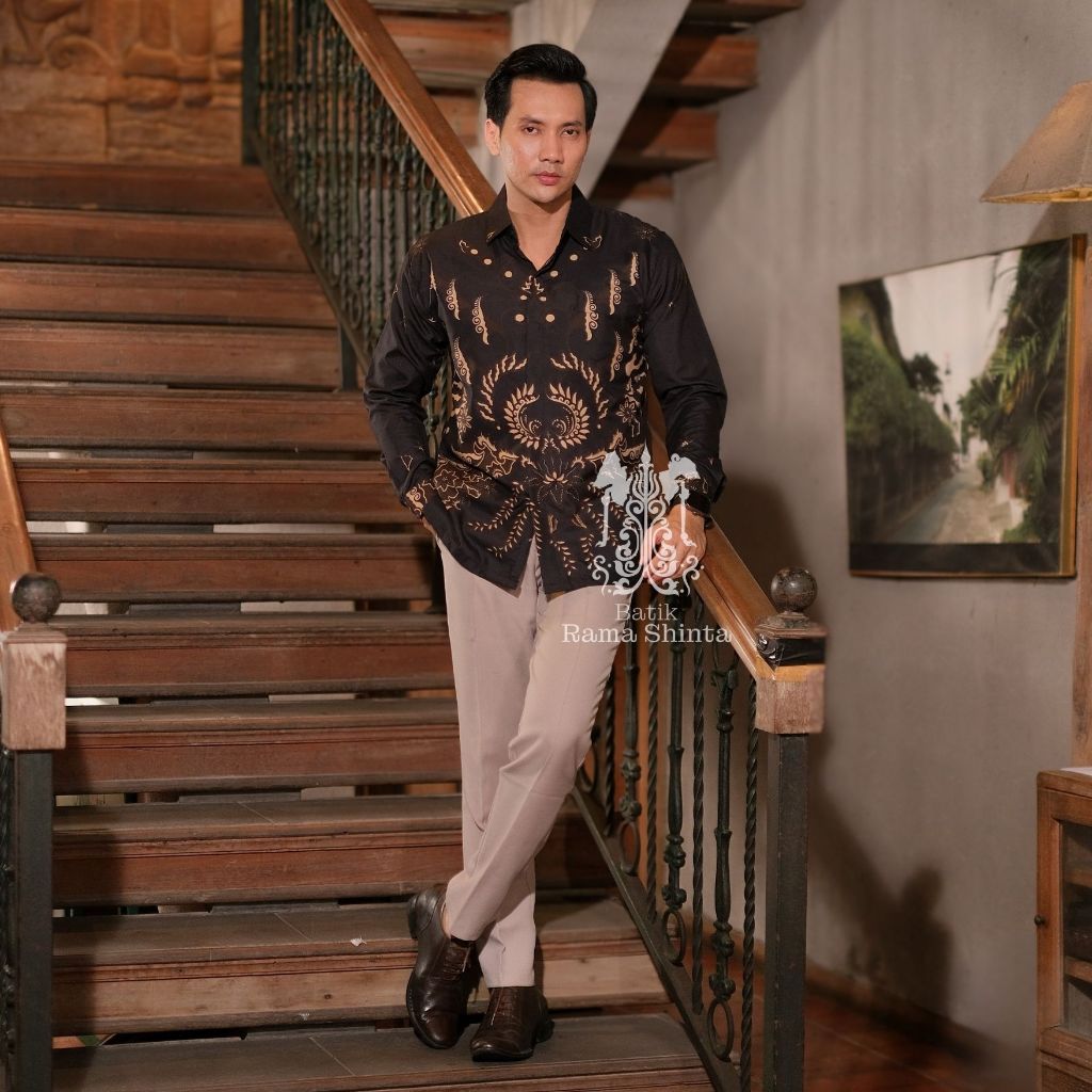 Jual Batik Rama Shinta Motif Pandega Kemeja Batik Lengan Panjang Pendek ...