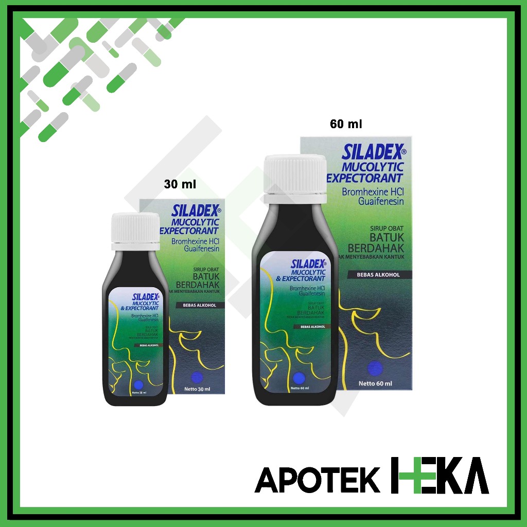 Jual Siladex Hijau Mucolytic & Expectorant - Sirup Batuk Berdahak ...