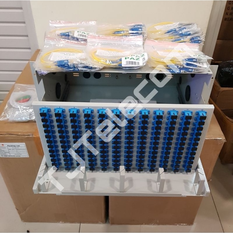 Jual otb rack 144 core SC UPC merek PAZ | Shopee Indonesia