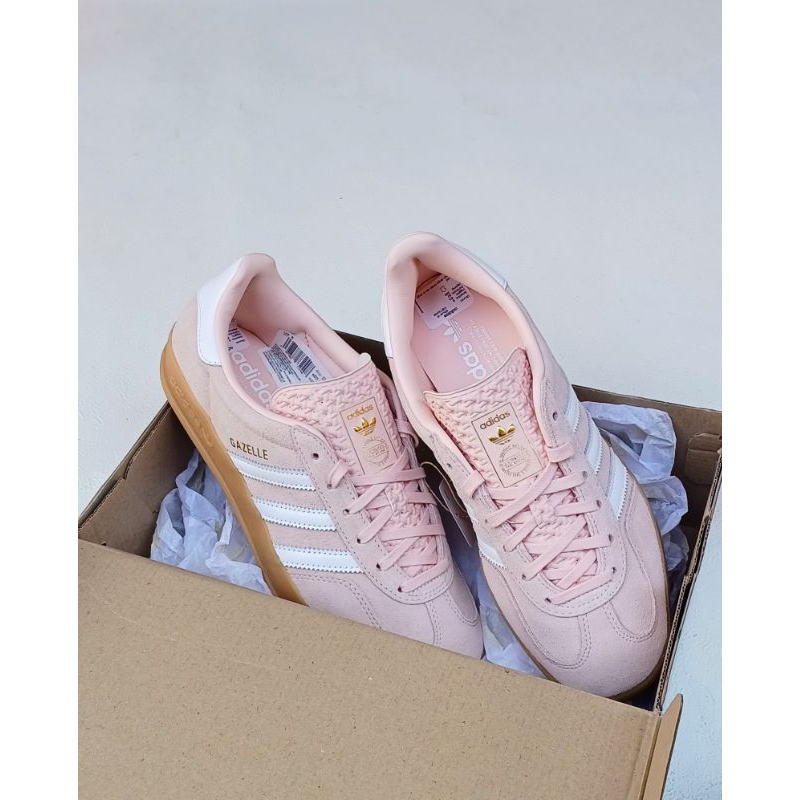 adidas gazelle silver green womens adidas Originals Gazelle Vapour Pink F16/White/Gold Met – Heppo.com