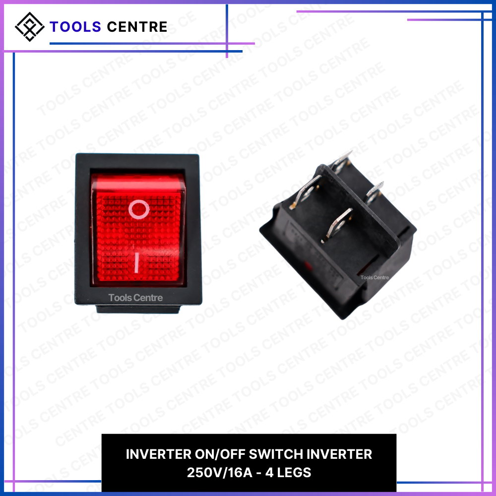 Jual Inverter ON/OFF Switch Inverter 250V/16A | 4 Legs, 6 legs | 4 Kaki ...