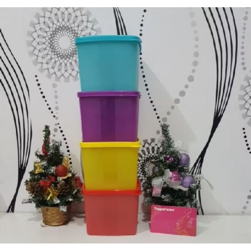 Jual Toples Medium square Tupperware (4 pcs) | Shopee Indonesia