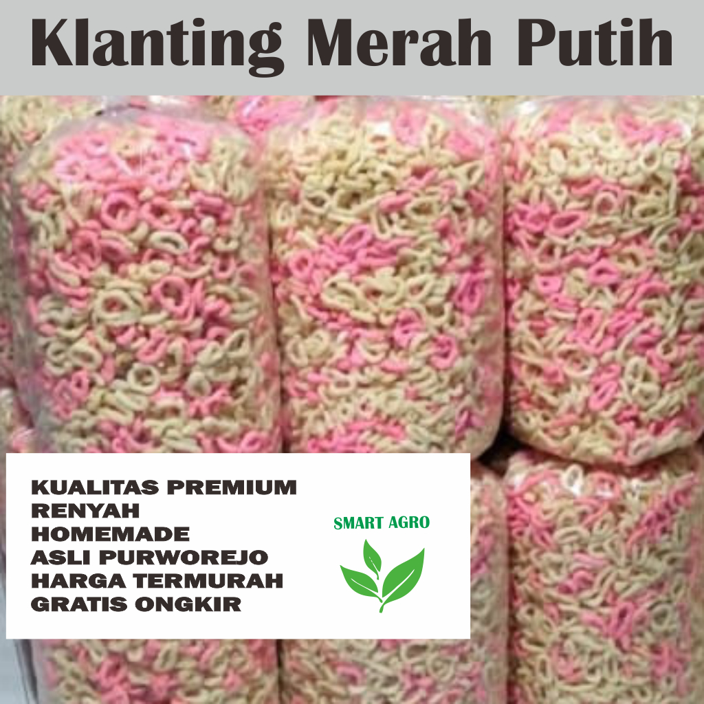Jual Klanting Lanting Merah Putih 1 Kg Oleh Oleh Khas Jetis Purworejo ...