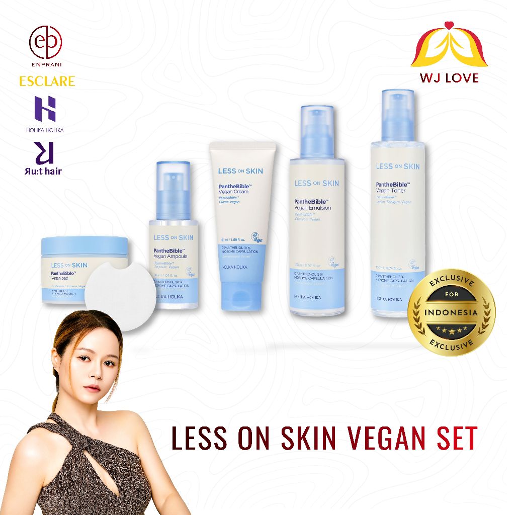 Jual Paket Less on Skin PantheBible Vegan + Pad| Skin Barrier | Shopee ...