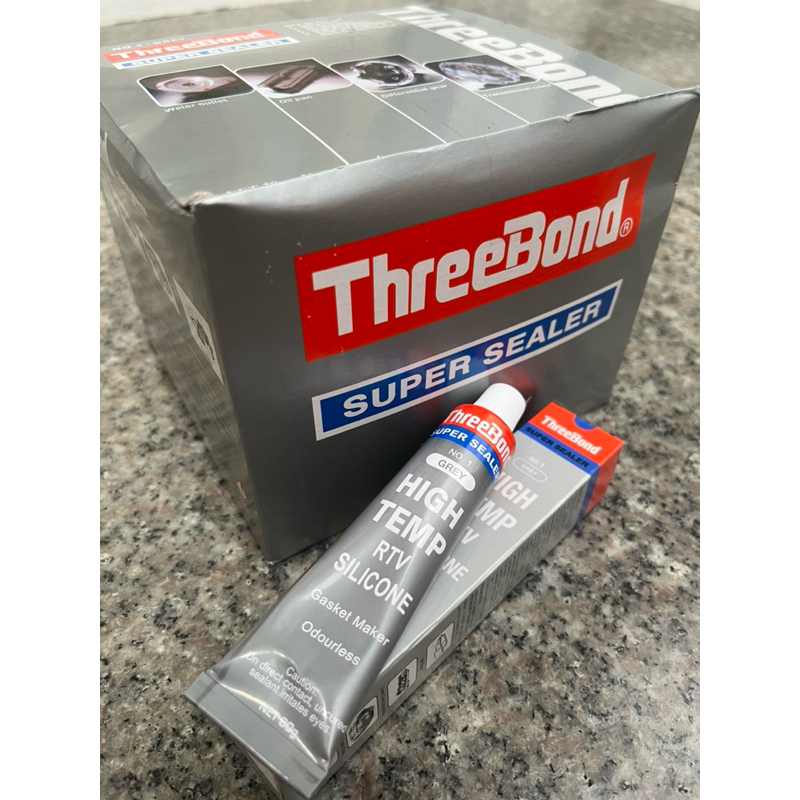 Jual LEM THREEBOND GREY HIGH TEMP RTV SILICONE 30GR - 20PCS | Shopee ...