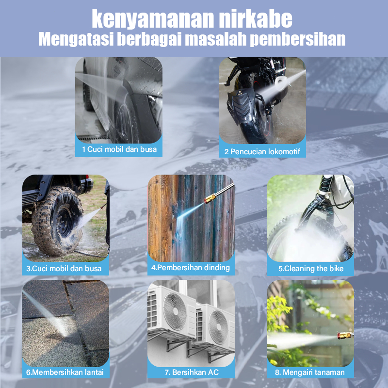 Jual RNG 120Bar Mesin cuci Mobil semprotan Cuci Motor Alat Cuci Mobil ...
