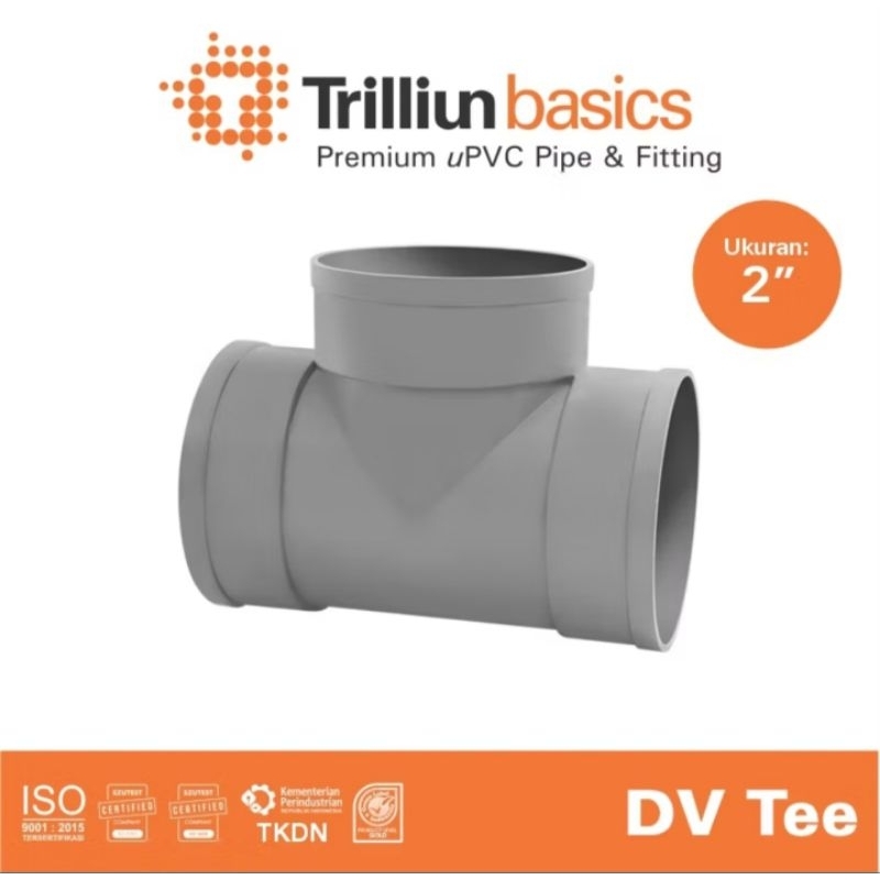 Jual TEE 2 INCH TRILLIUN TEE POLOS 2 INCH TEE DV 2 INCH TEE POLOS 2 DIM ...