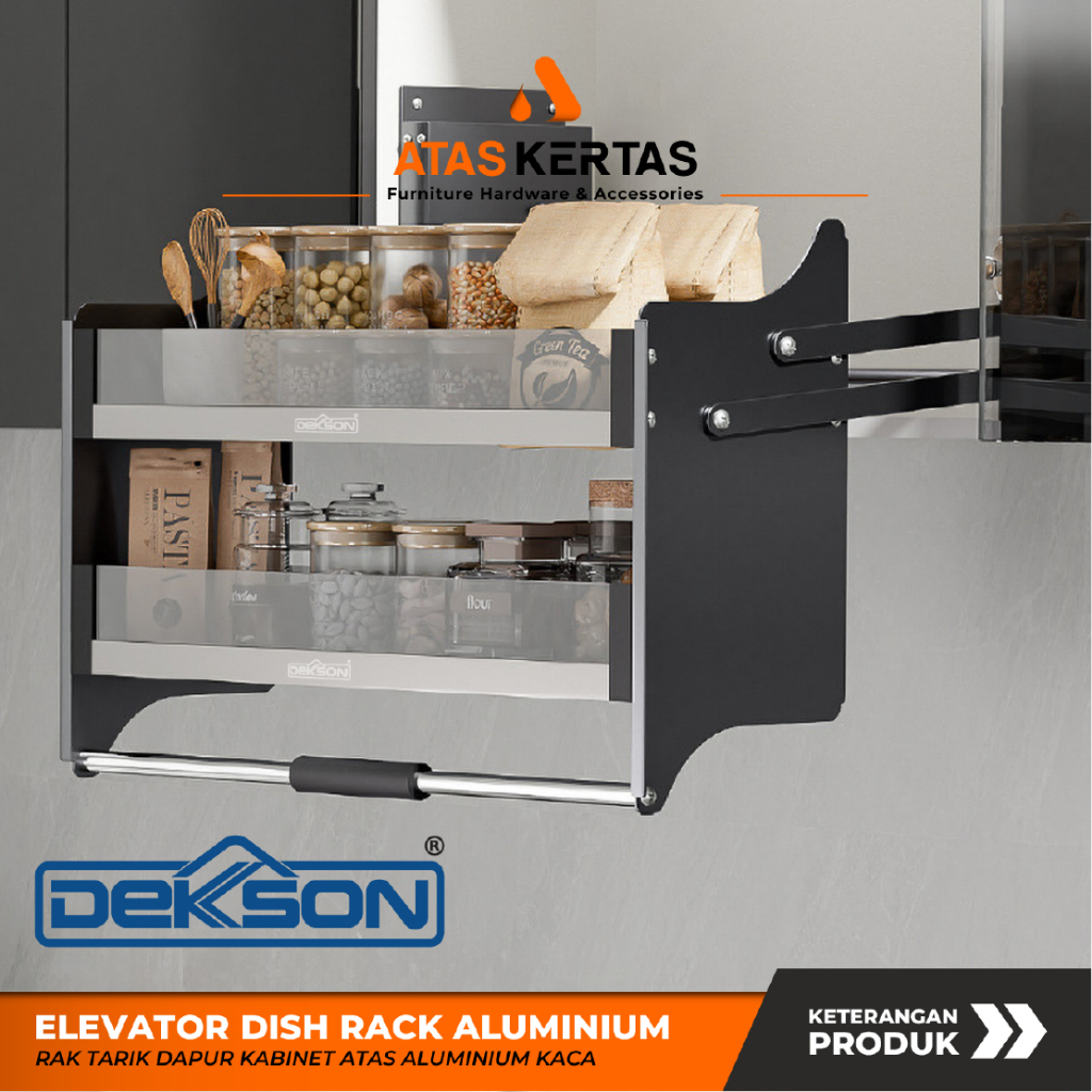 Jual Rak Tarik Elevator Kitchen Set Atas DEKKSON - Pull Down Lift ...