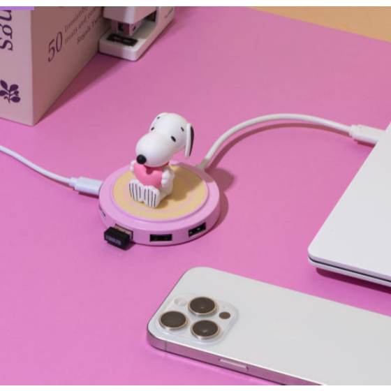 Jual Snoopy USB C Type 5 in 1 Multi Hub original Snoopy Peanuts ...