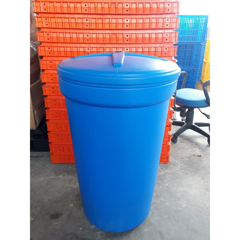 Jual Tempat sampah+roda 120 liter | MASPION - BIRU | Shopee Indonesia