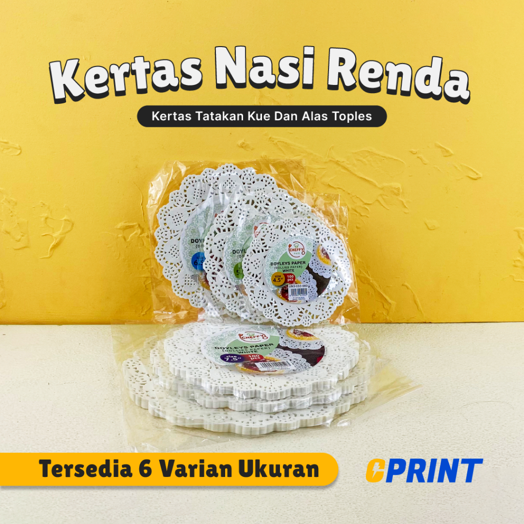 Jual Kertas Renda Doyleys Putih | Tatakan Kue / Snack / Roti | Estetik ...