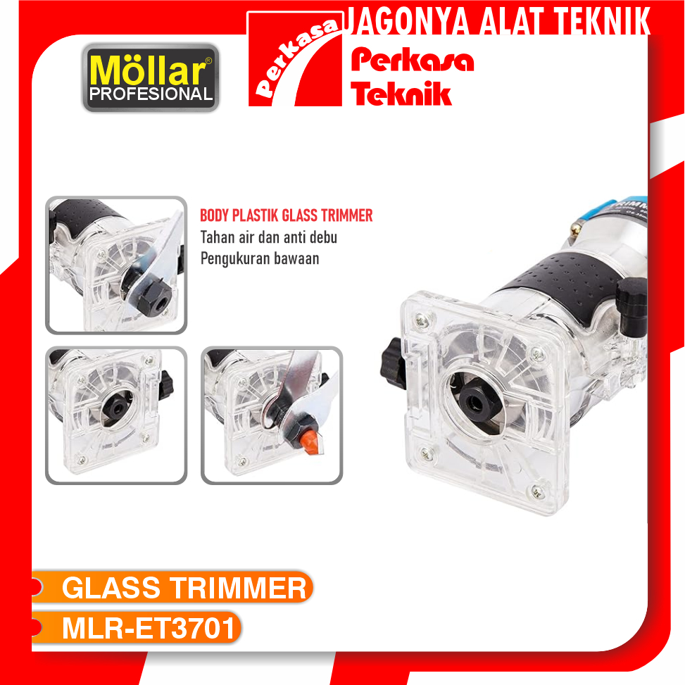 Jual Mollar WT3800 Dudukan Mesin Router Gelasan Trimer Bodi Plastik ...