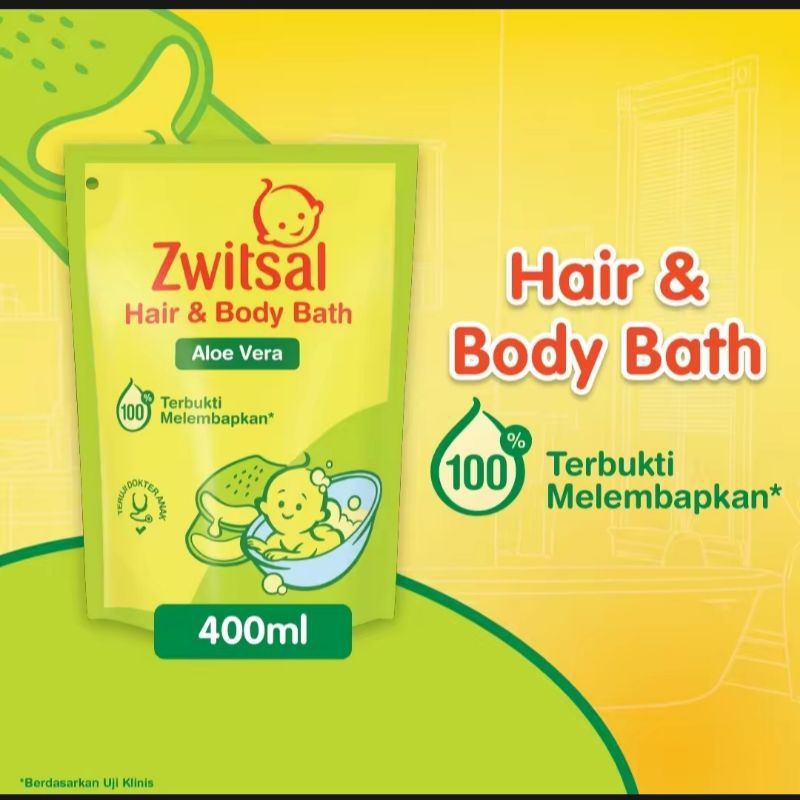 Jual Switsal Hair and body bath kemasan pouch 400ml | Shopee Indonesia