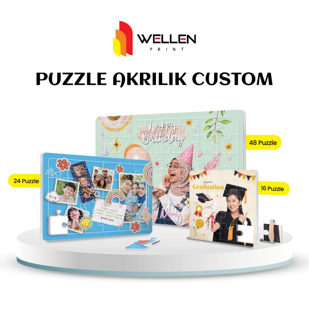 Jual WELLEN PRINT – Cetak Puzzle Akrilik Custom / Print Papan Teka Teki ...