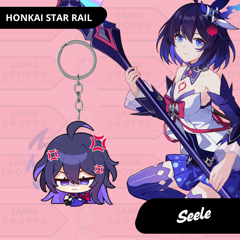 Jual Gantungan Kunci Honkai Star Rail | Ganci Seele HSR | Keychain ...