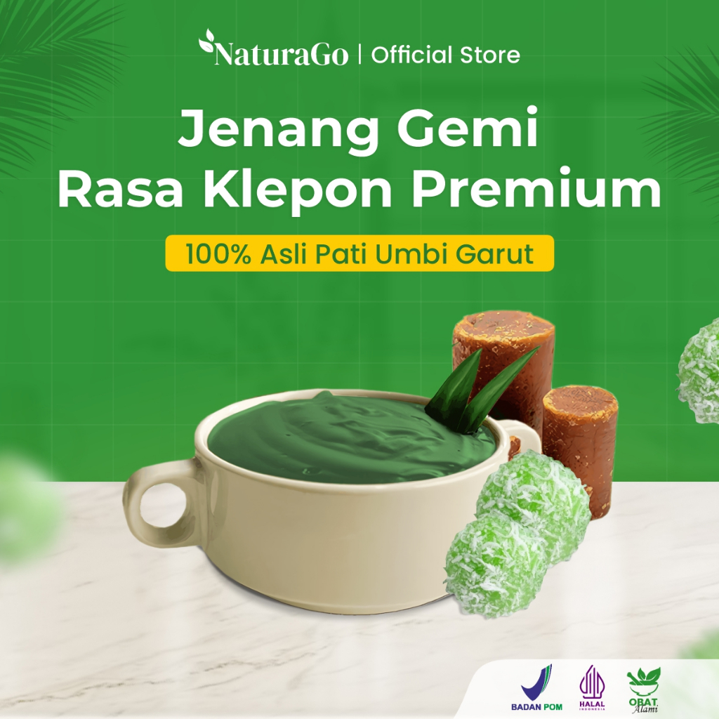 Jual Jenang Gemi Rasa Klepon Isi 30 Sachet Cegah Asam Lambung Maag GERD ...