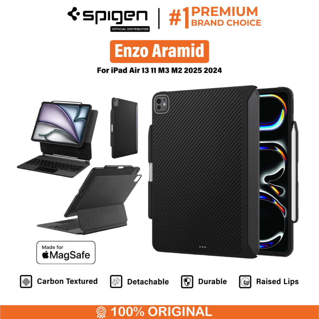 Jual SPIGEN Case for iPad Air 13 11 M3 M2 2025 2024 Enzo Aramid