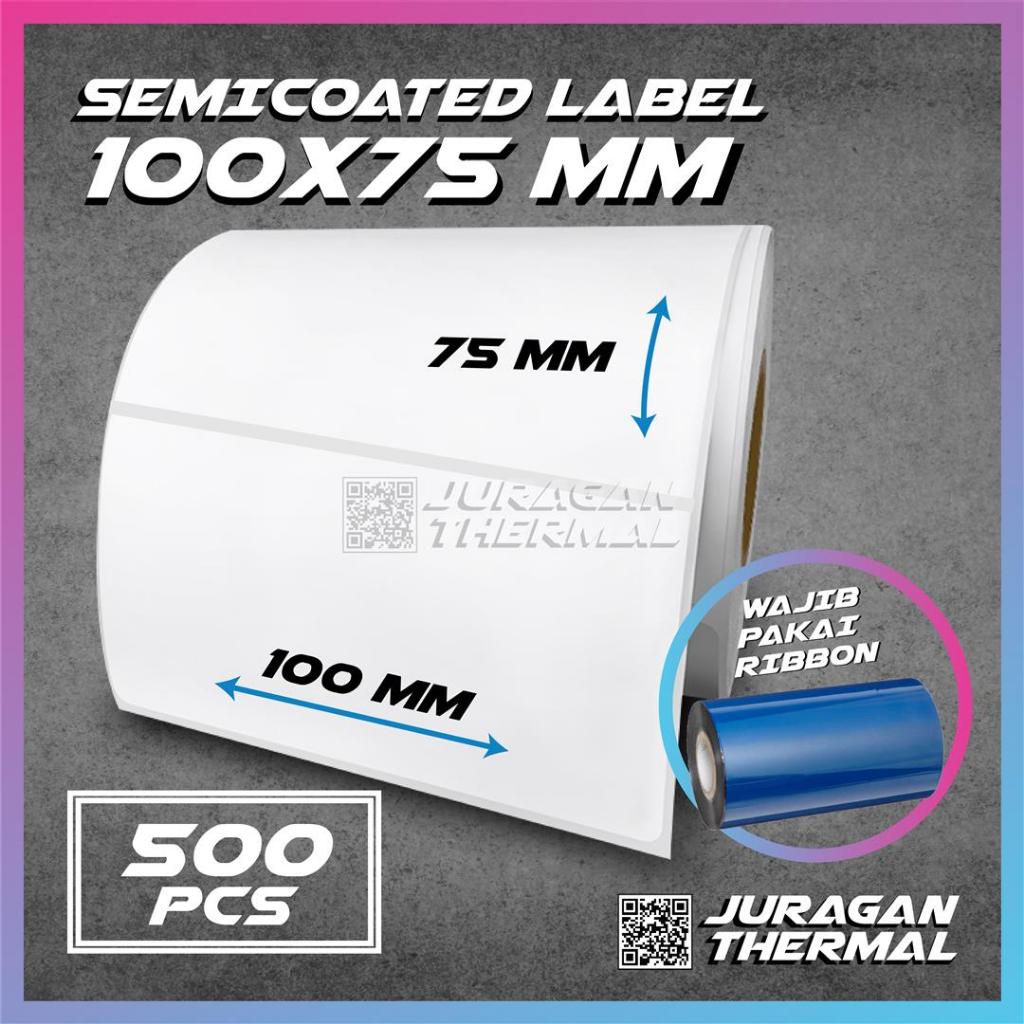 Jual [ 500 PCS ] Label Stiker Barcode 100 X 75 - 10x7.5 - 10 x 7.5 cm ...