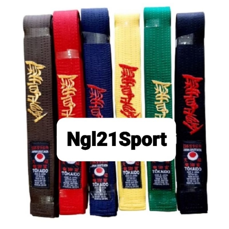 Jual SABUK TOKAIDO BORDIR#Sabuk Bordir Tokaido utk Karate,L 5cm P 3 ...