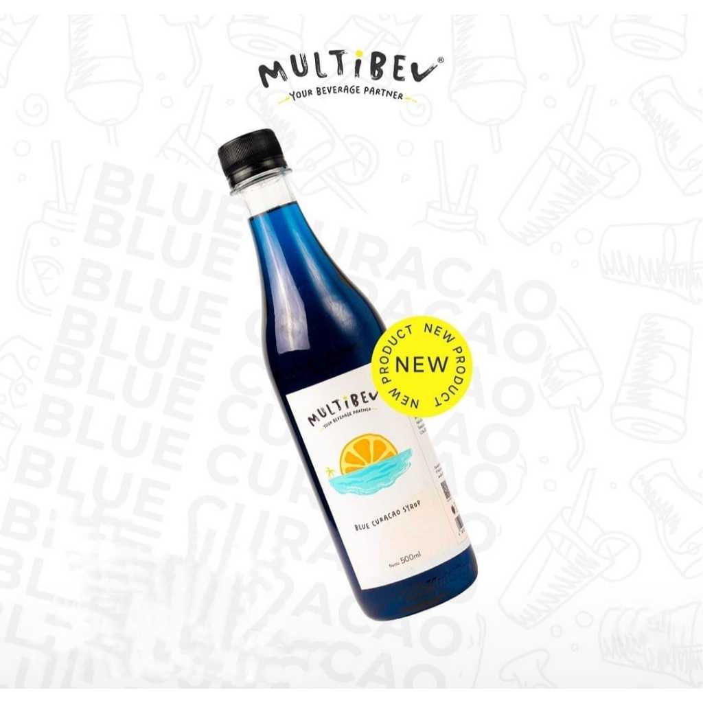 Jual MULTIBEV BLUE CURACAO SYRUP 500 ML | Shopee Indonesia