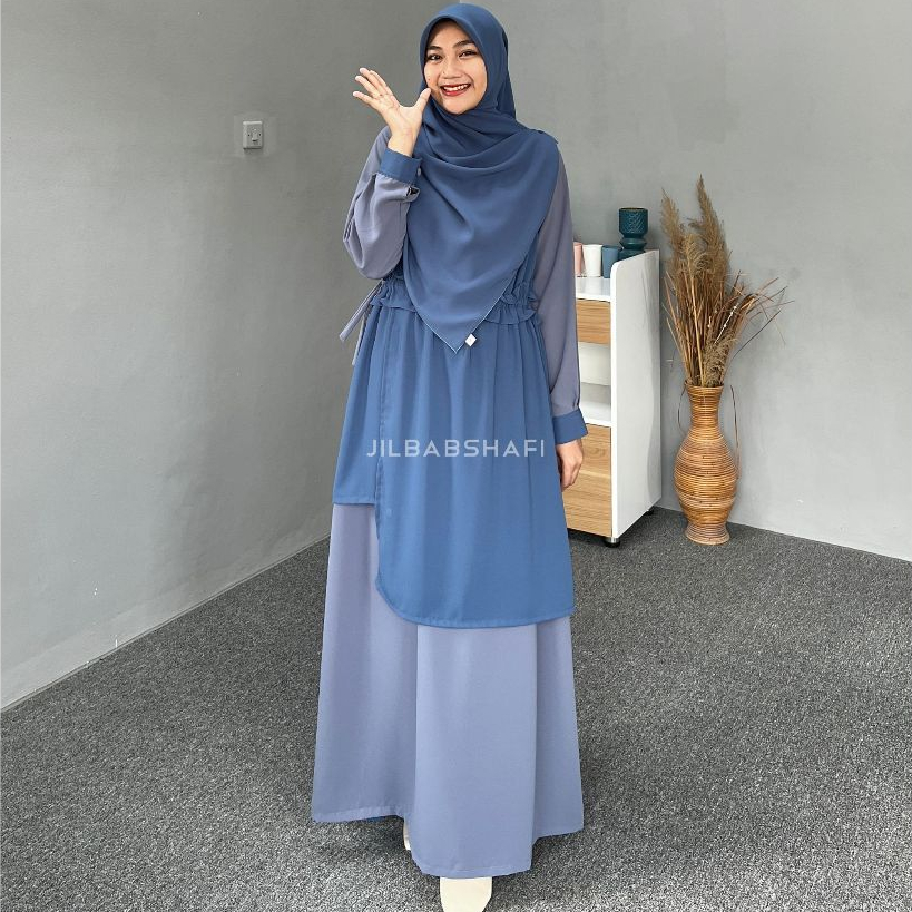 Jual GAMIS DRIYA KOREAN DRESS JILBABSHAFI | Shopee Indonesia