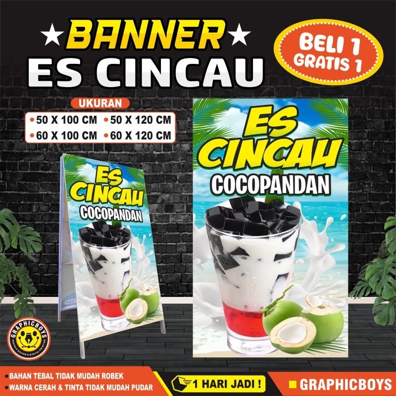 Jual Spanduk Es Cincau Cappuccino, Banner Es Cincau Cappuccino | Shopee ...