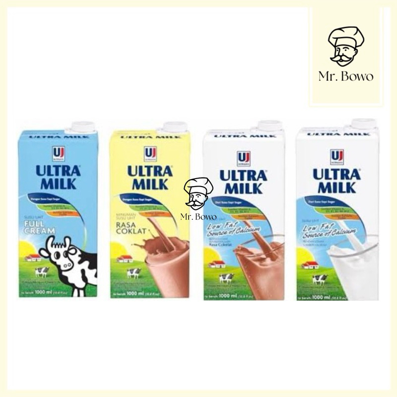 Jual Susu Ultra Milk (1000ml) (4 Varian Rasa) | Shopee Indonesia