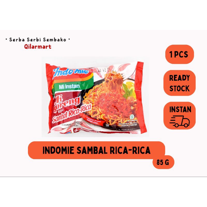 Jual INDOMIE SAMBAL RICA RICA MI INSTAN GORENG 85g-1 PCS | Shopee Indonesia