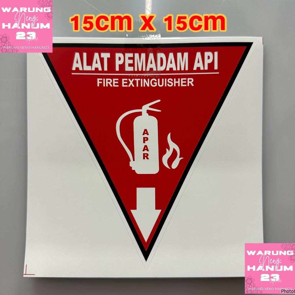 Jual Sign Label Sticker K3 Safety Segitiga Apar | Shopee Indonesia