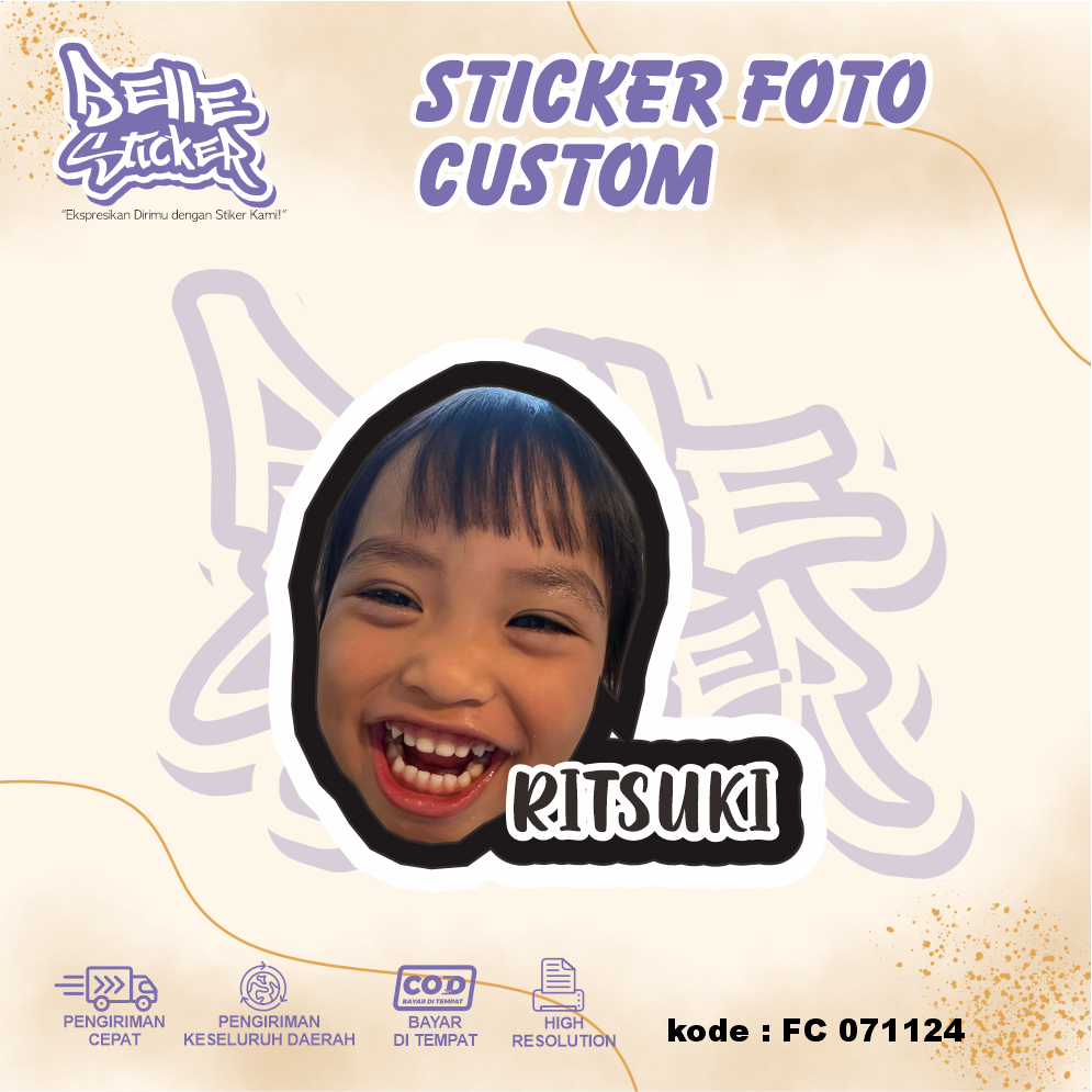 Jual Stiker Face Wajah Muka dan Tulisan Nama Custom Suka-Suka Sticker ...