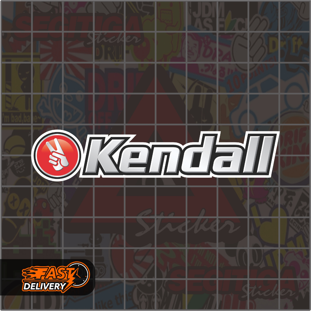 Jual Sticker Logo Kendall Ukuran 12 x 2.5 Cm | Shopee Indonesia