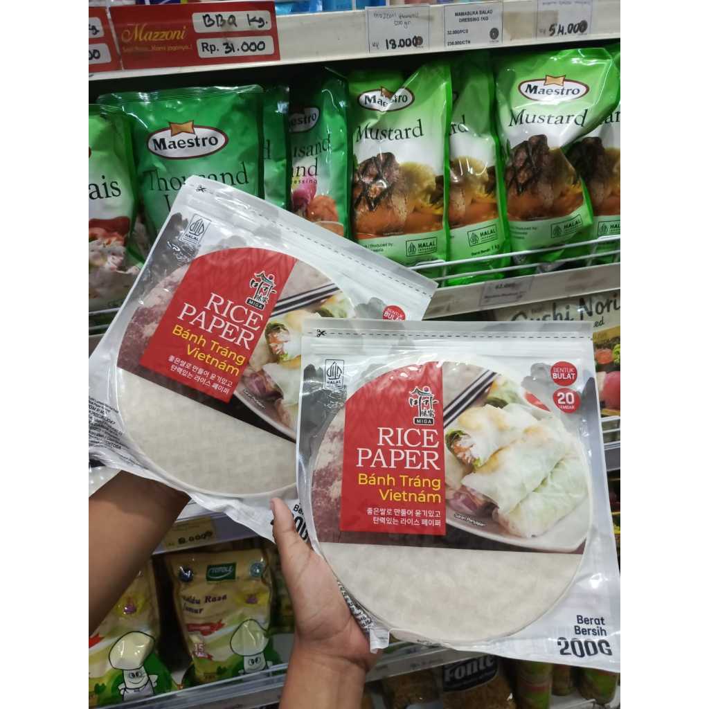 Jual RICE PAPER MIGA 200 GR | Shopee Indonesia