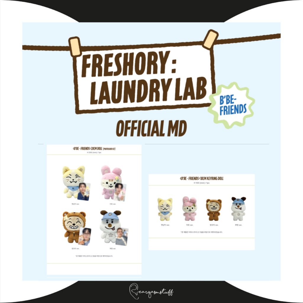 Jual BTOB X BBE FRIENDS POP UP FRESHORY LAUNDRY LAB OFFICIAL ...