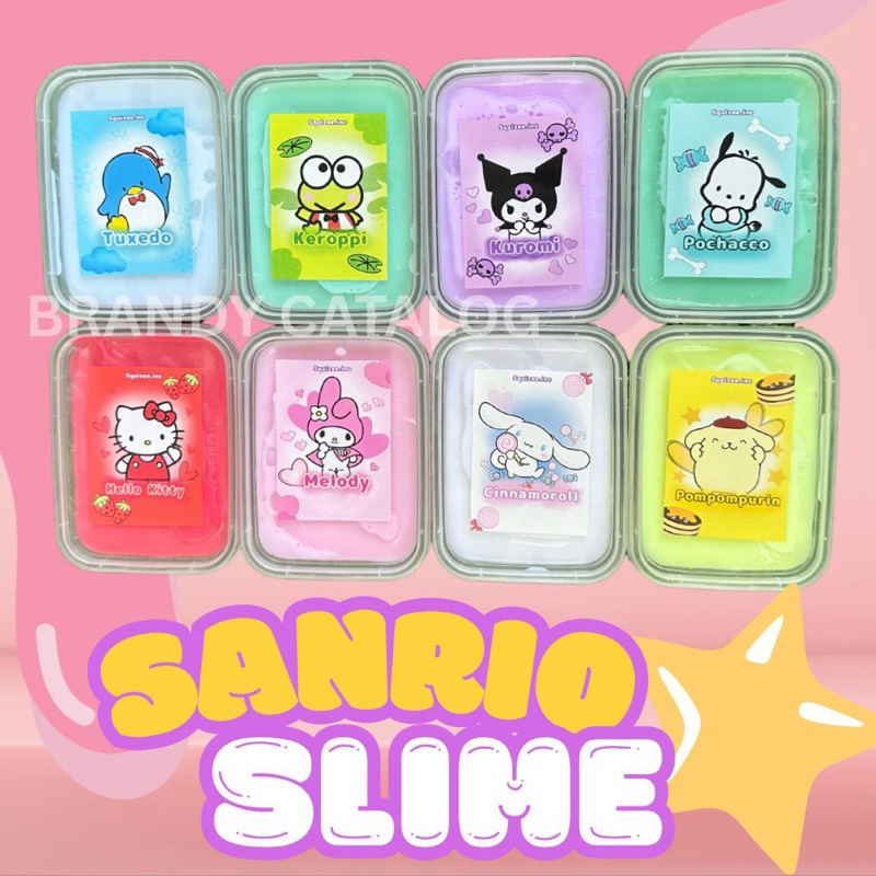 Jual [COD] Slime Sanrio Tofu 200 Gram Mainan Edukasi Mainan Anak ...