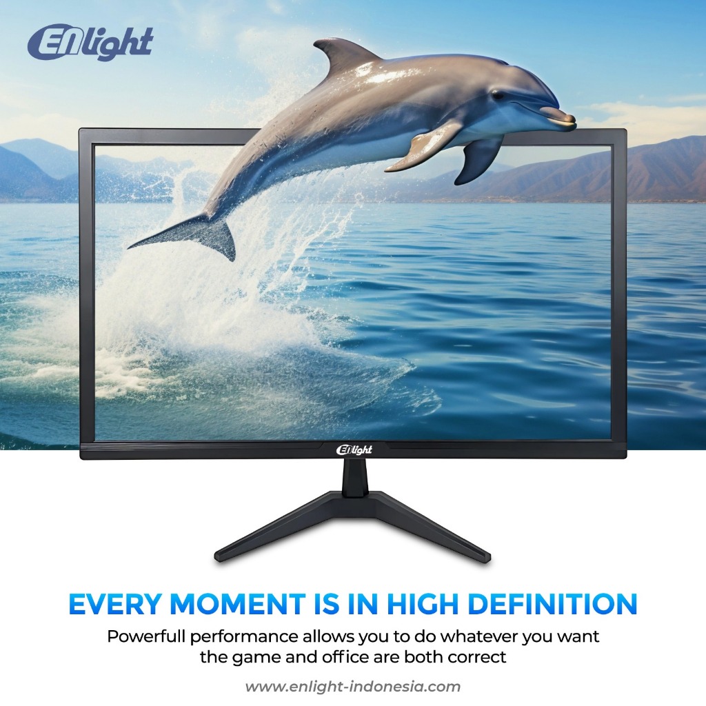 Jual Enlight 19ENL-B LED Monitor 19 Inch HDMI | Shopee Indonesia