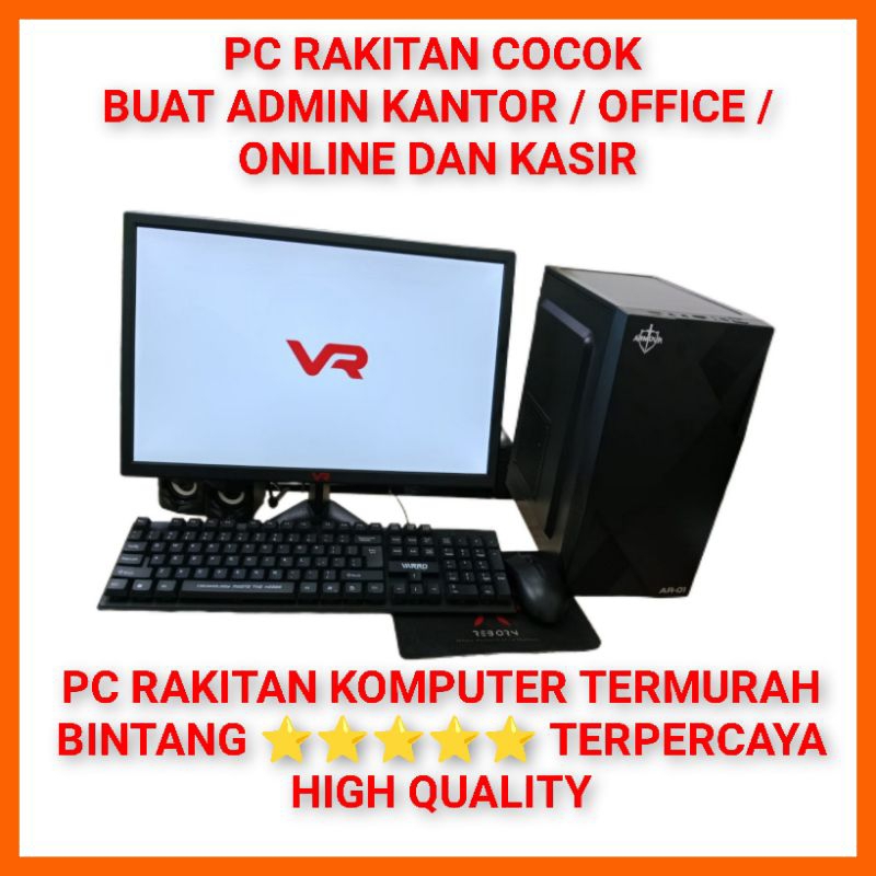 Jual PC RAKITAN KOMPUTER OFFICE I5 4690 | RAM 8GB | SSD 256GB | LED ...
