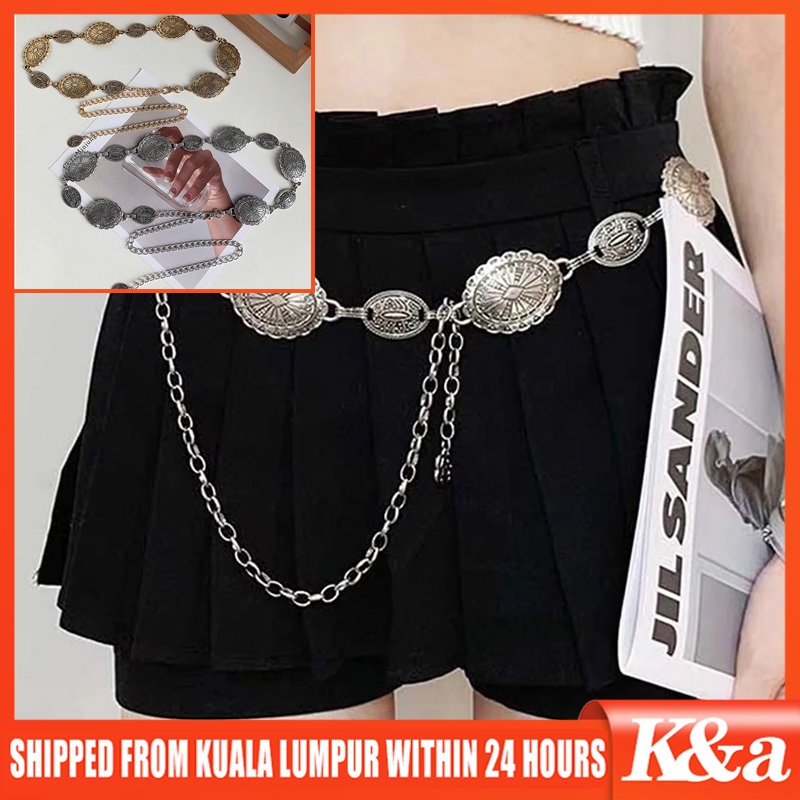 Jual Ikat Pinggang Wanita Rantai Gaya Ring Style Sabuk Wanita Rantai ...