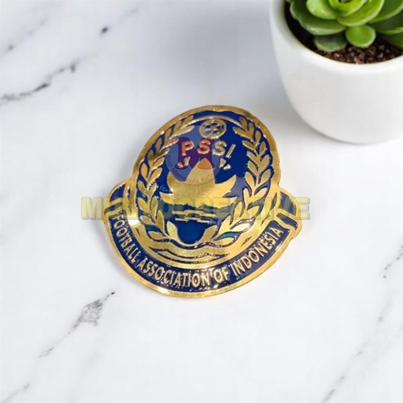 Jual Pin PSSI Warna Gold Logam Kuningan Pin Bros Logo PSSI Terbaru ...