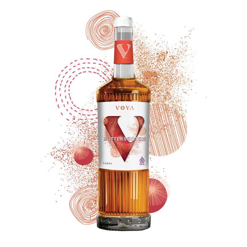 Jual VOYA Premium Butterscotch Syrup 750 ML (Sirup Premium Rasa ...