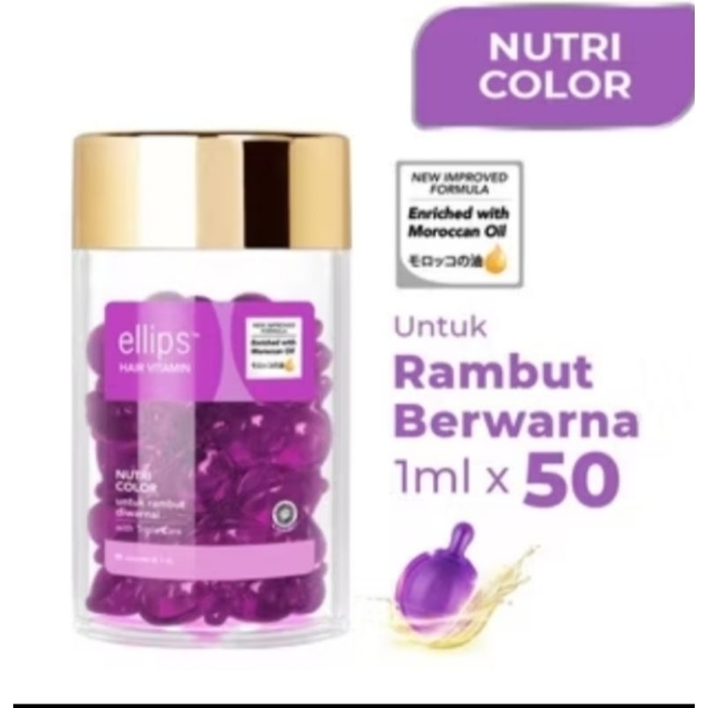Jual ELLIPS HAIR VITAMIN JAR ( ISI 50PCS ) / ELLIPS VITAMIN RAMBUT ...