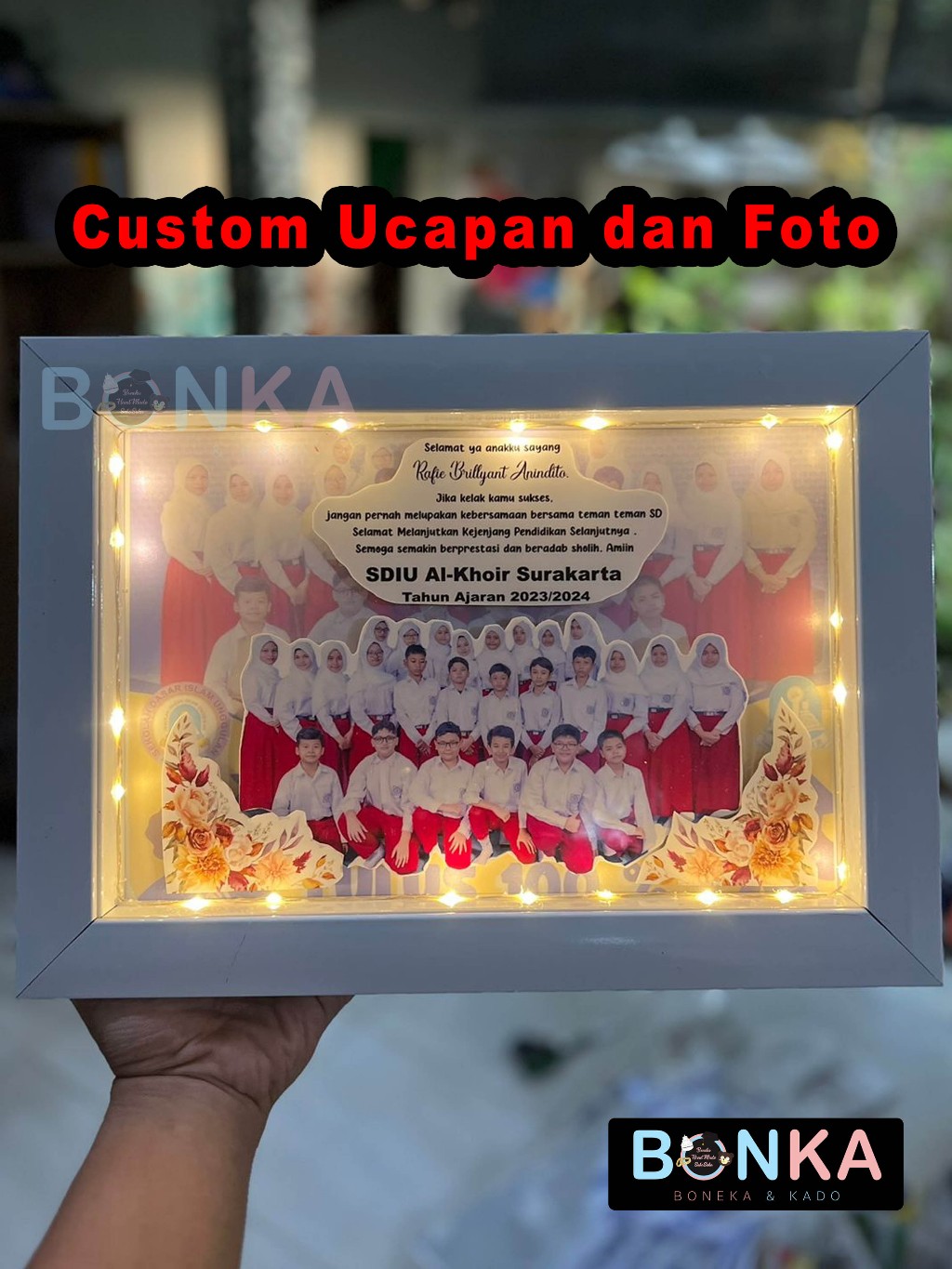 Jual Kado untuk Wali Kelas Hadiah Guru Kelulusan Sekolah Frame Custom ...